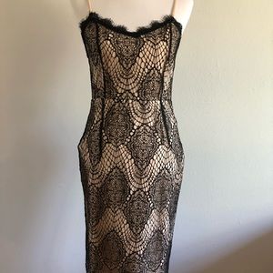 Missguided | Lace Overlay Dress | Size 10